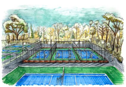 new pickleball court 2025