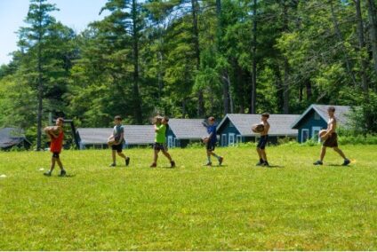 campers participating in the tough mudder