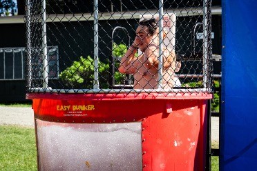 4th of july carnival water dunk tank